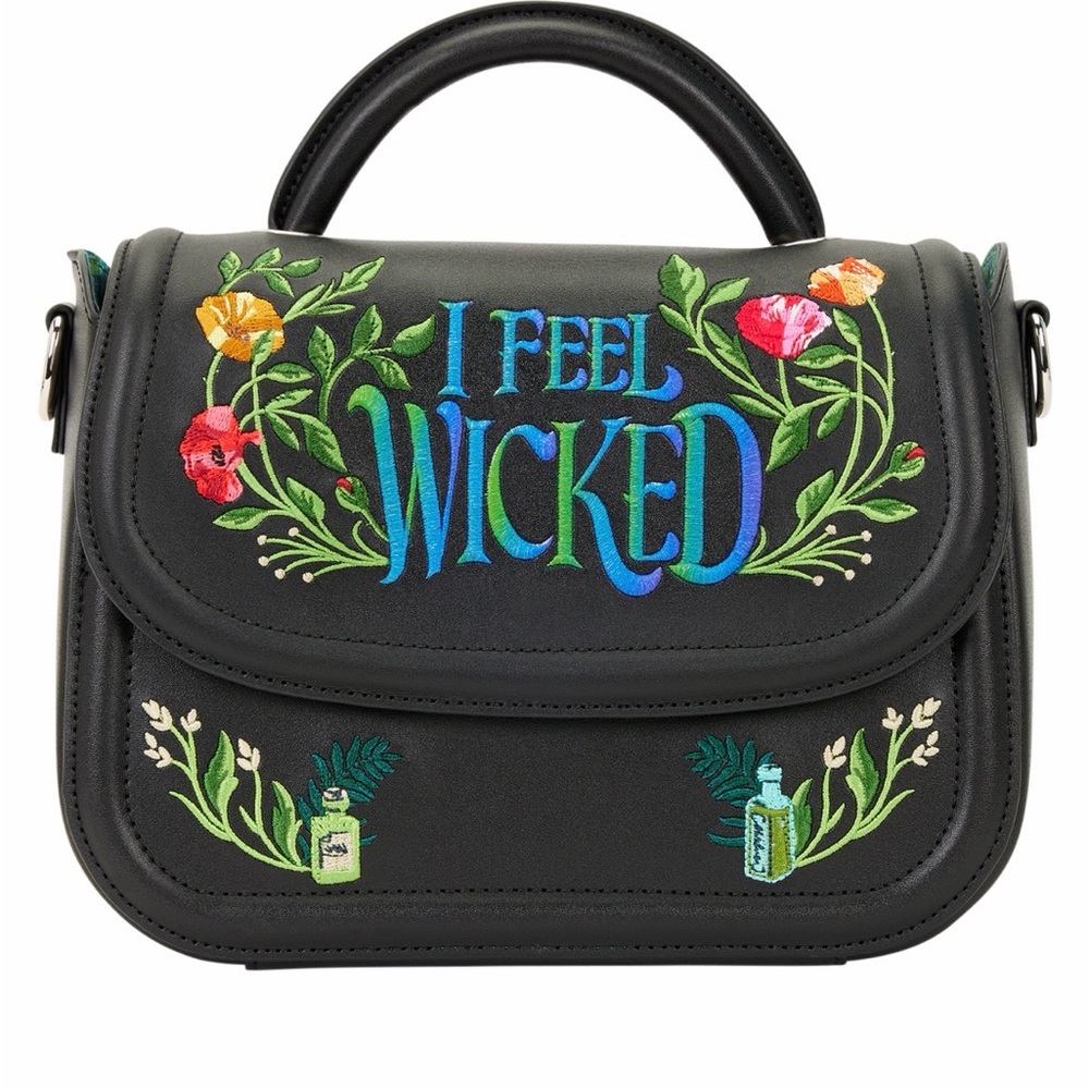 Loungefly Embroidered 'I Feel Wicked' Bag - Picture 2 of 5